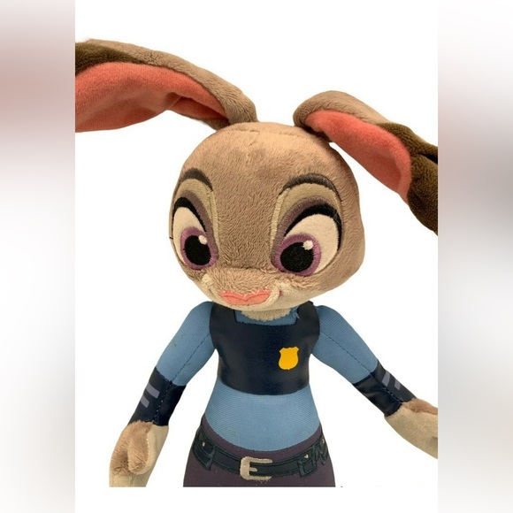 Disney store Zootopia Judy Hopps Plush Police Officer Cop Bunny Rabbit Doll - Picture 5 of 7